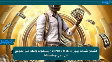 اشحن شدات ببجي PUBG Mobile الآن بسهولة وأمان عبر الموقع الرسمي Midasbuy